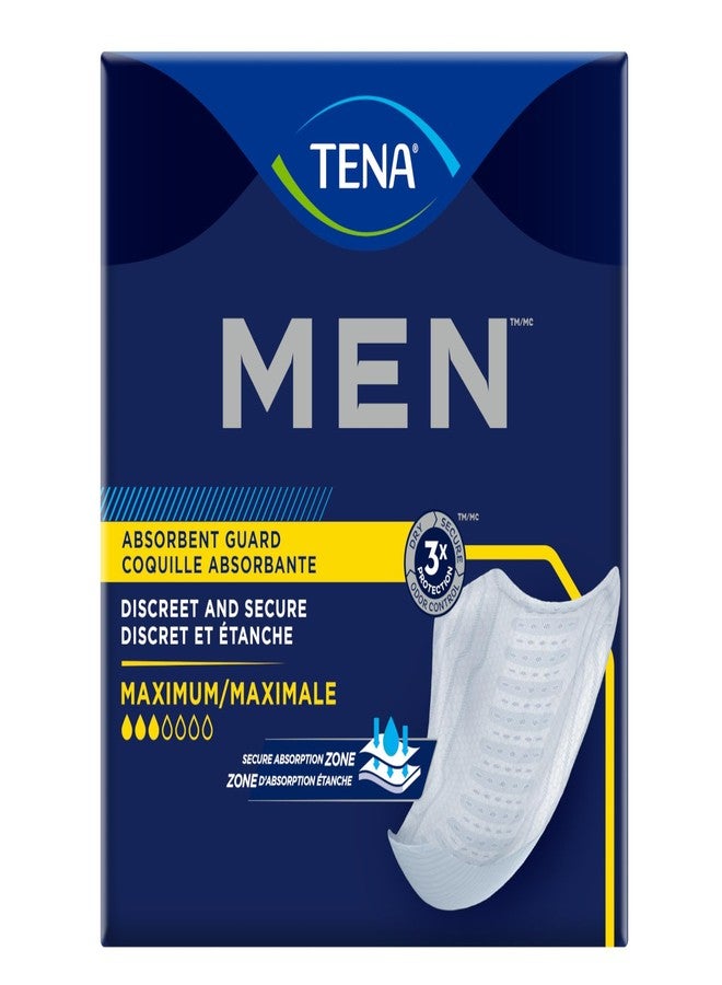 Tena Absorbent Guards for Men, Maximum Absorbency, 20 Count - Image 1